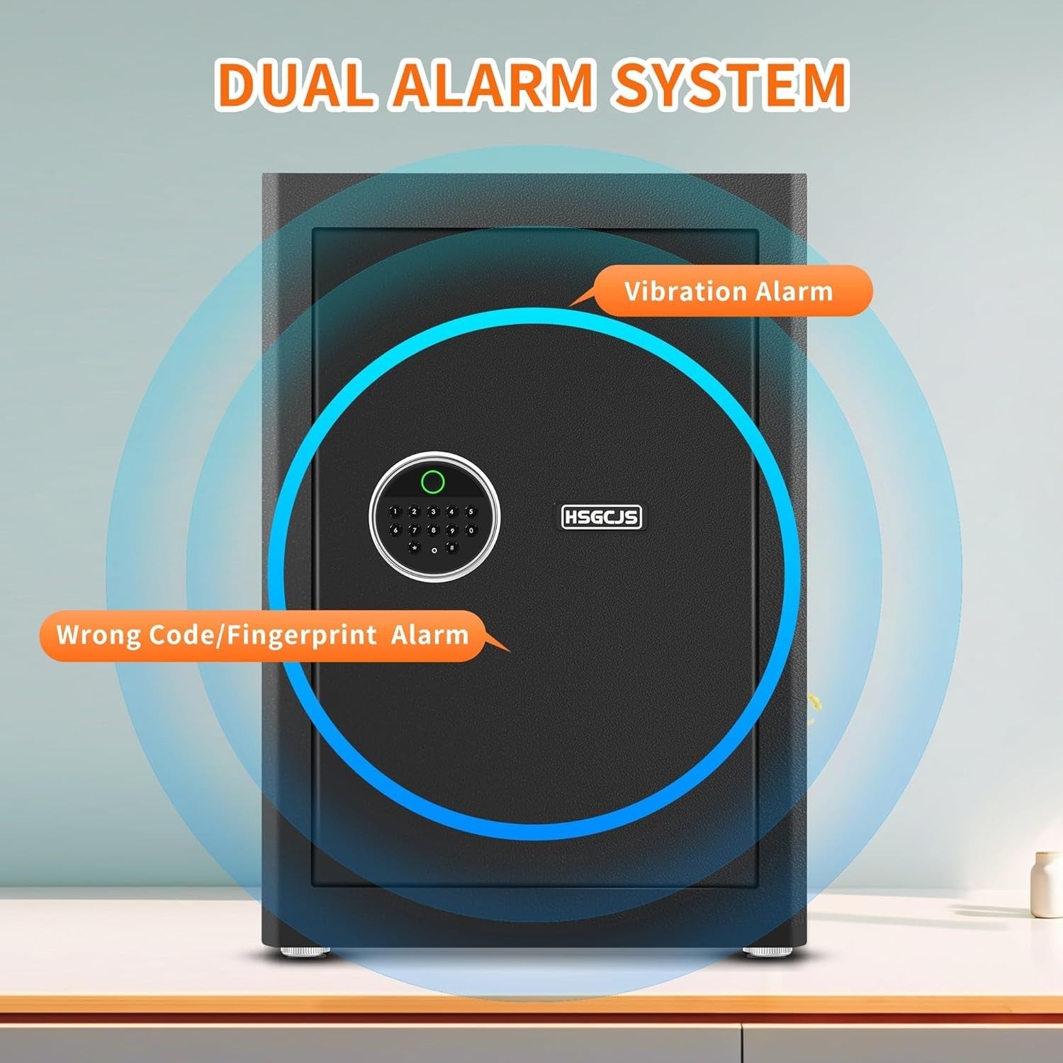 Large Biometric Fingerprint Safe 85L Digital Keypad Home Security