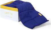 6.8kg Weighted Blanket Blue Cotton for Anxiety Relief & Better Sleep