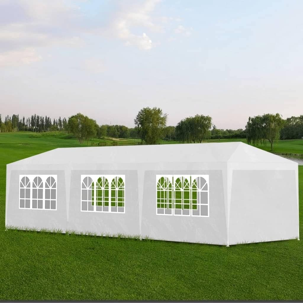 Large Garden Party Gazebo Pavilion Marquee Tent Waterproof UV Steel Frame