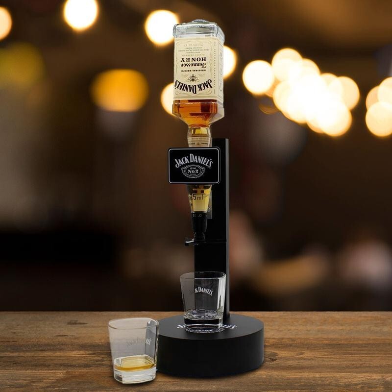 Jack Daniel's Whiskey Spirit Dispenser Stand – Bar Optic Drink Pourer Gift