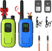 Rechargeable Walkie Talkies Kids Adults PMR446 Long Range VOX 2 Pack