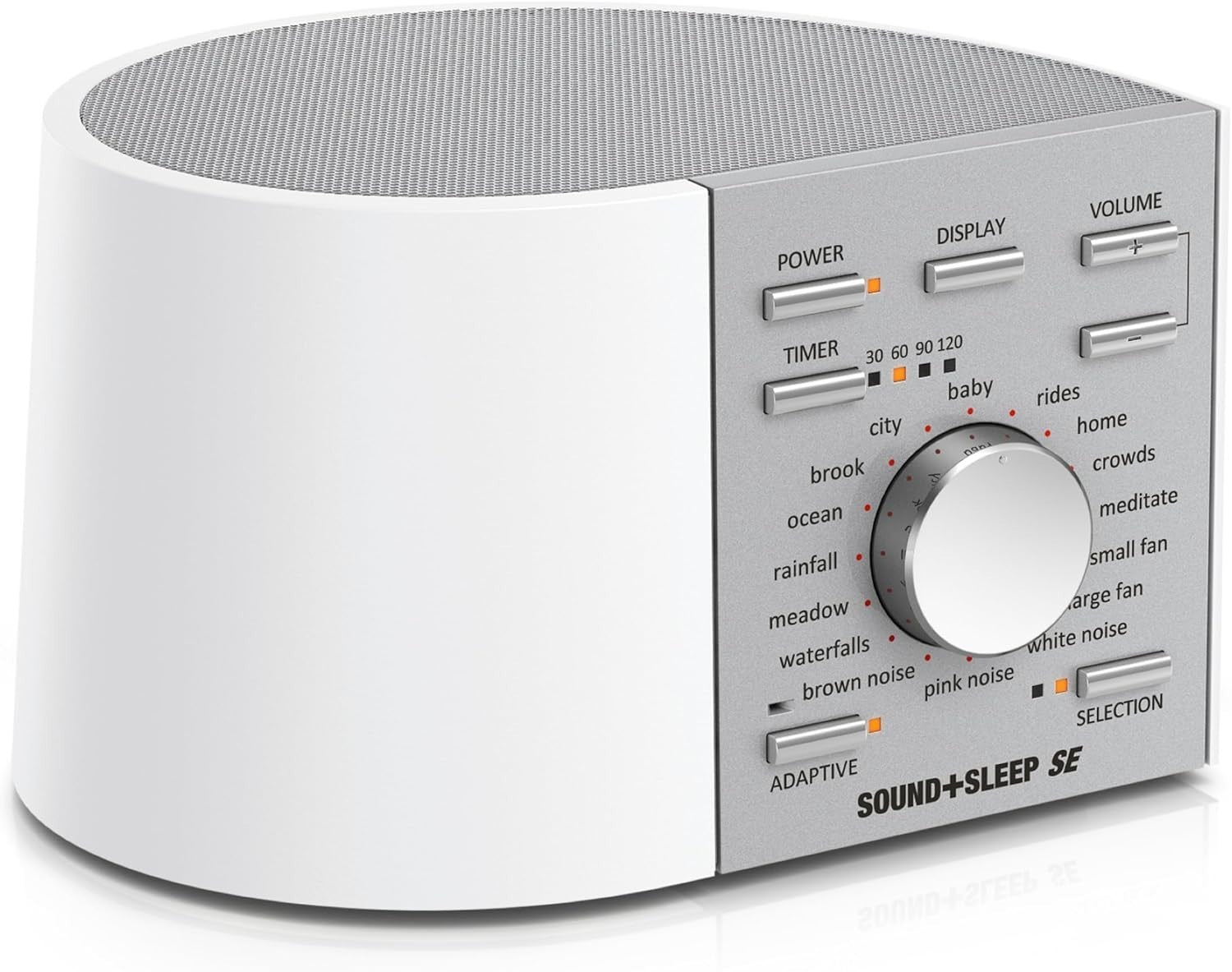 Sleep Sound Machine with 64 Nature Sounds, White Noise & Auto Volume