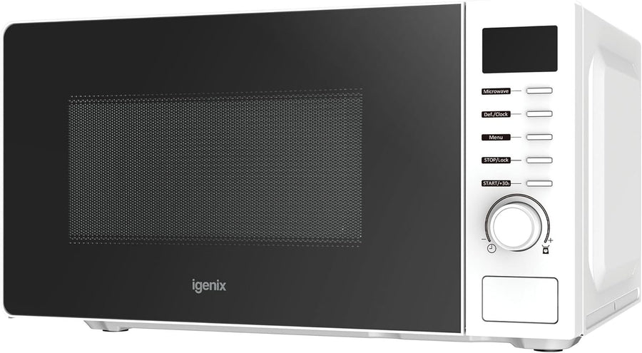 20L Digital Microwave 700W 8 Auto Cook 60 Min Timer White