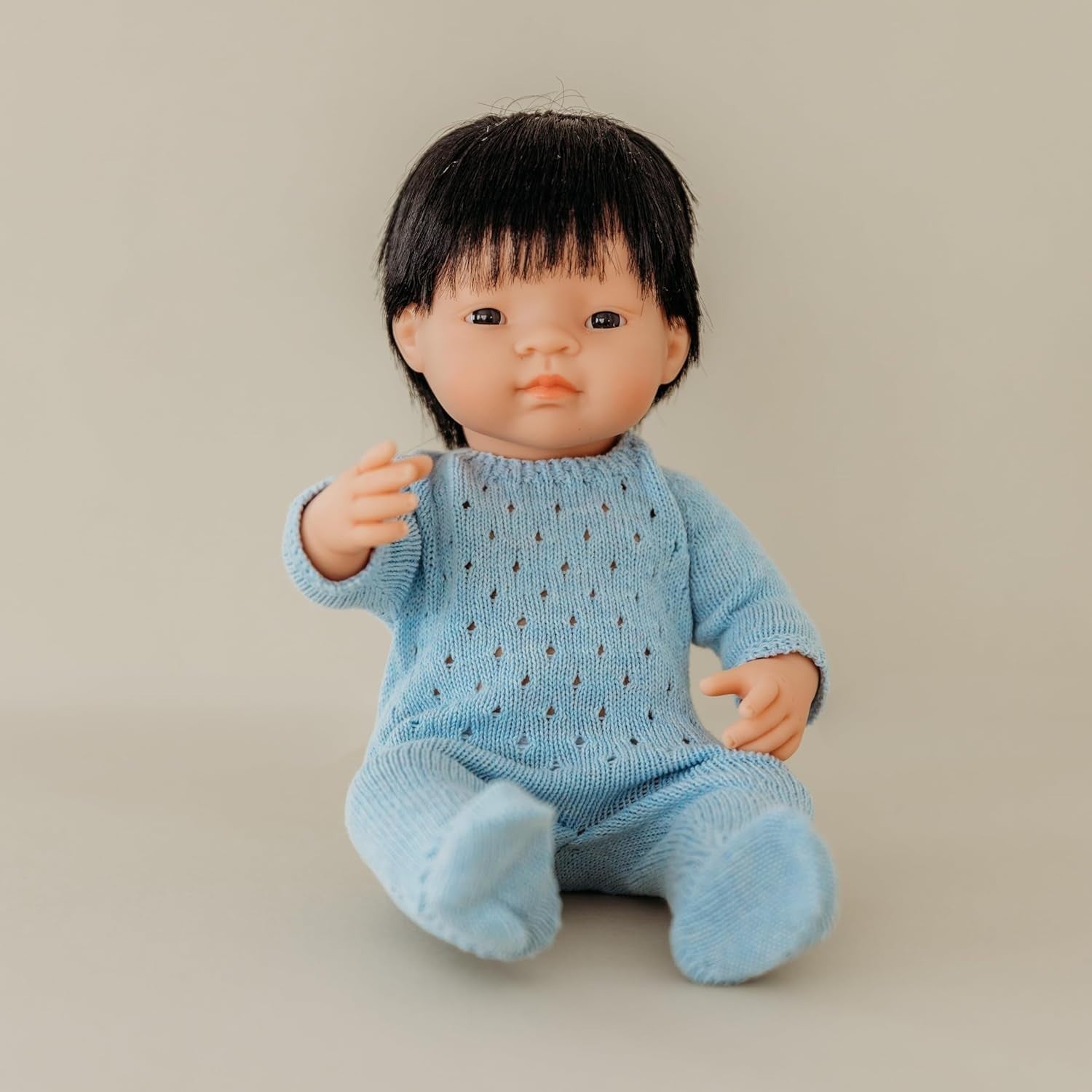 38cm Anatomically Correct Baby Doll Soft Vinyl Asian Boy Toy