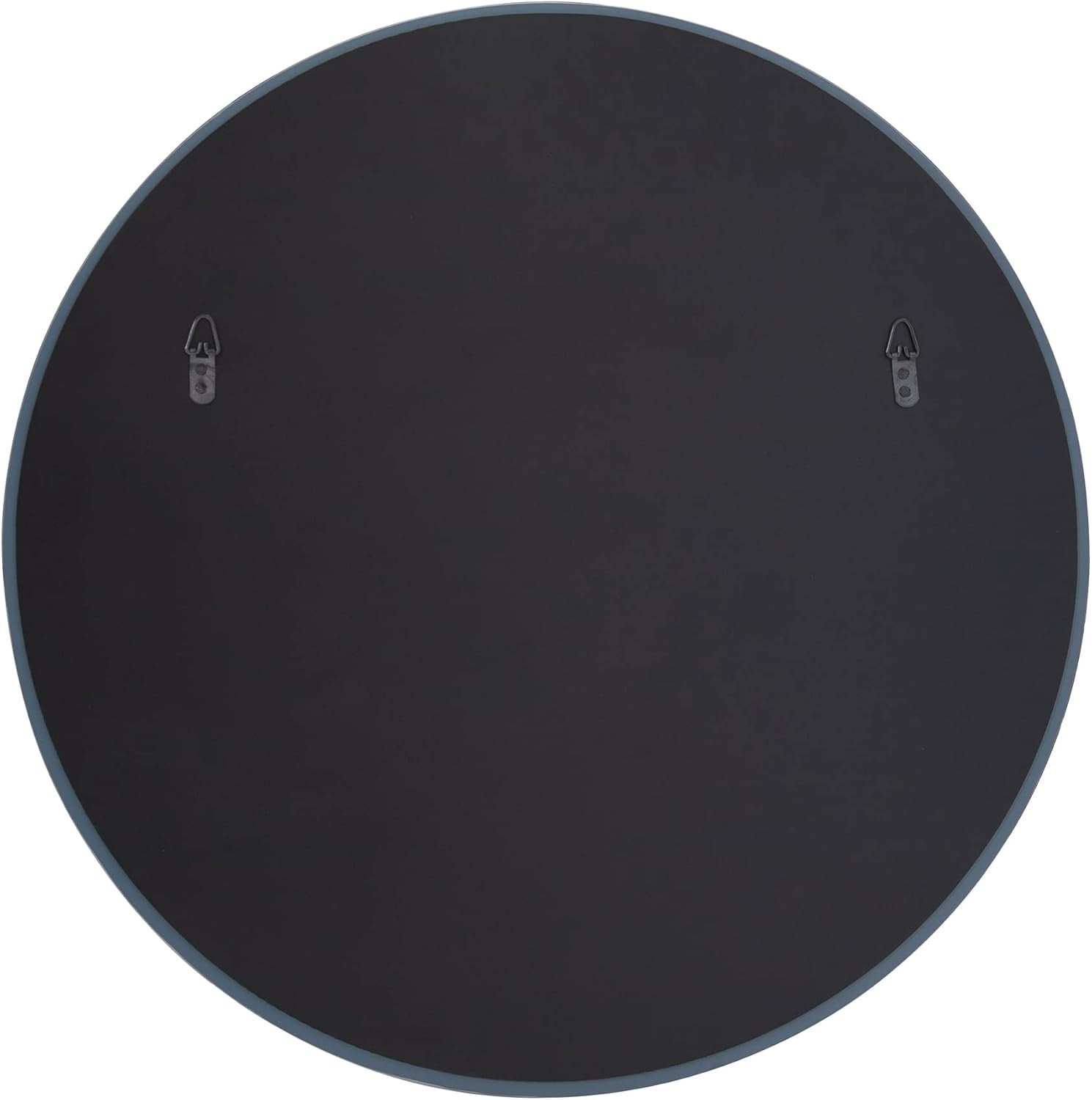 Frameless Round Bathroom Wall Mirror 71x71 cm Beveled Edge Accent