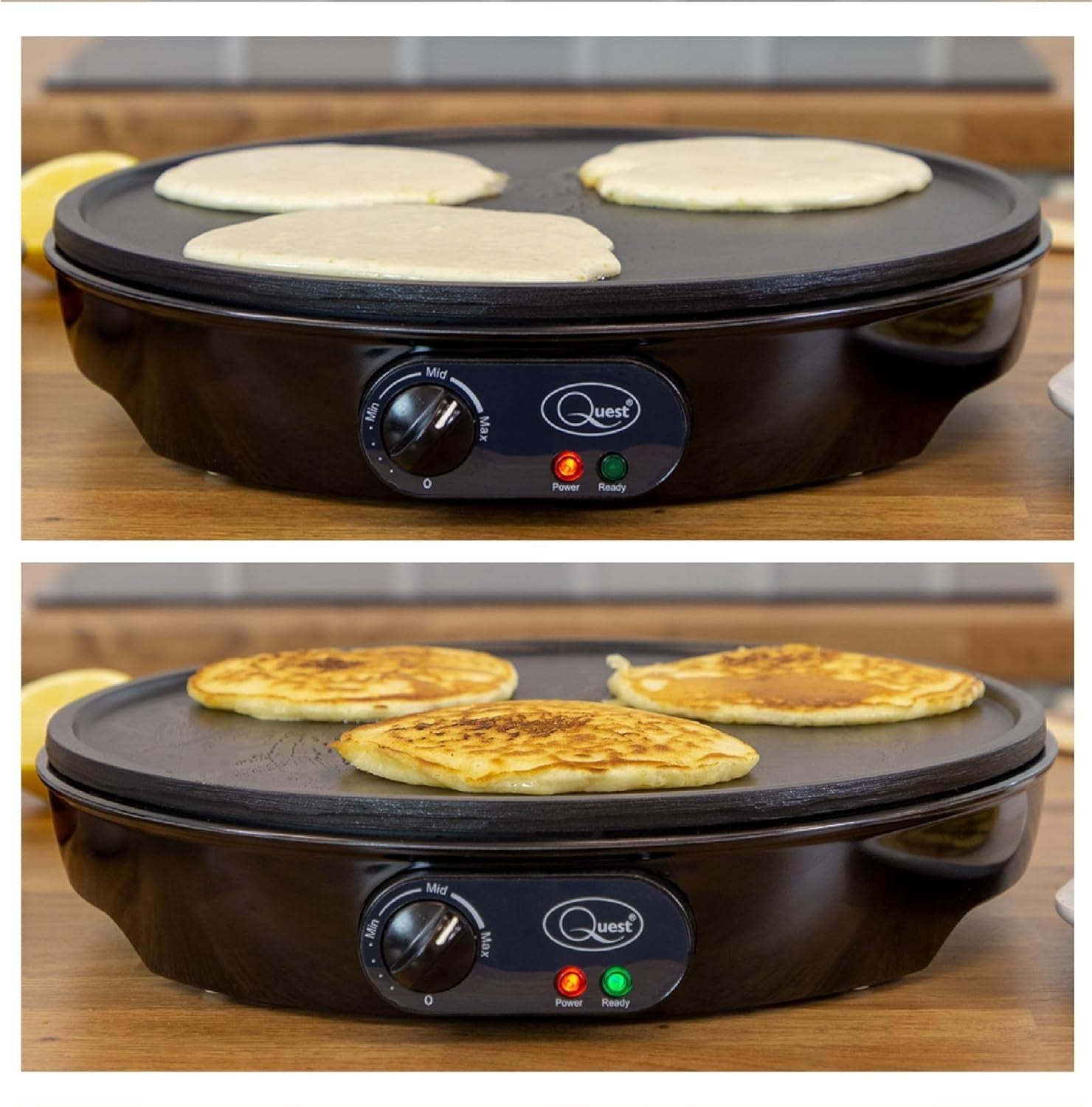 12" Electric Pancake & Crepe Maker 1000W Non-Stick with Tools