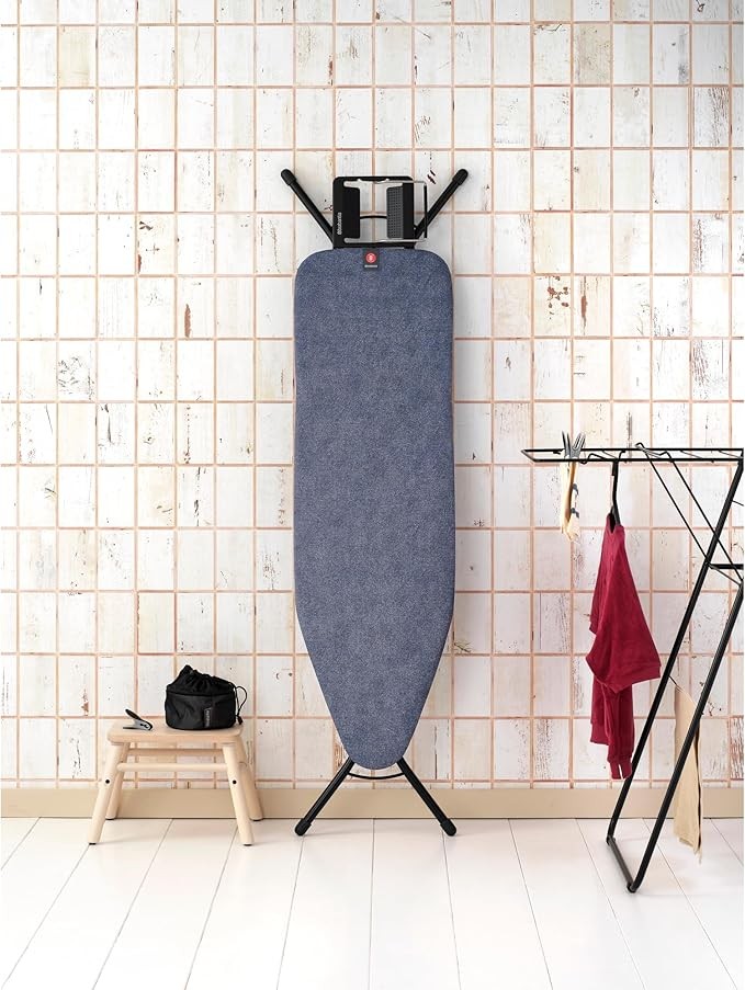 Ironing Board 124x38cm Adjustable Height Non Slip Foldable