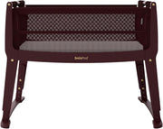 Next to Me Baby Crib Bedside Cot w/ Mattress Wheels 6 Height Adjustable Rome