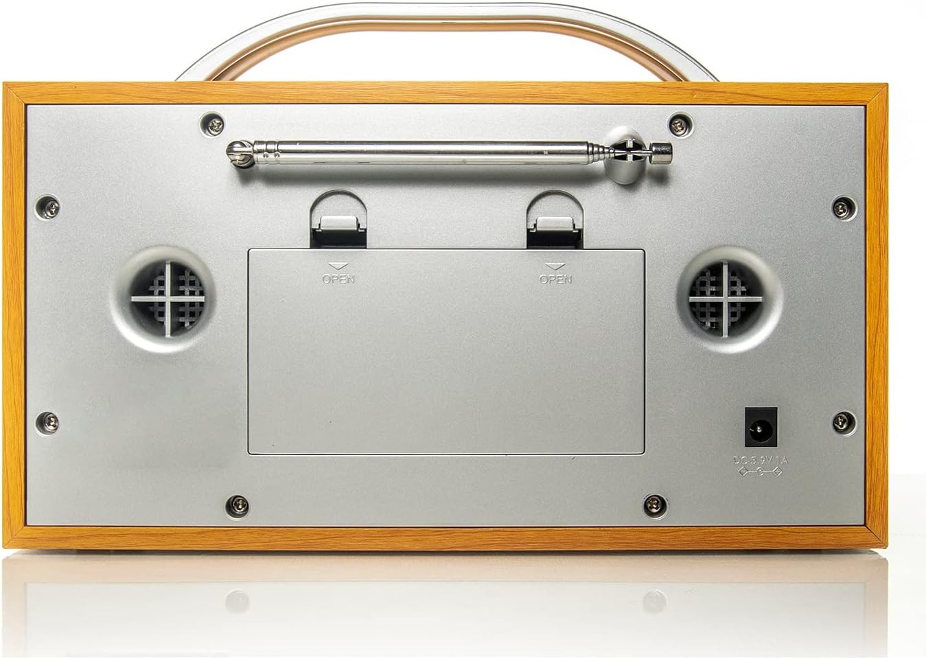 DAB DAB+ FM Digital Radio Bluetooth Alarm Clock Wooden Stereo Portable