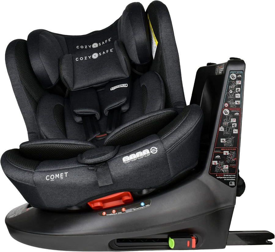 360° Rotating Car Seat ISOFIX Rear & Forward Facing Birth–12 Years
