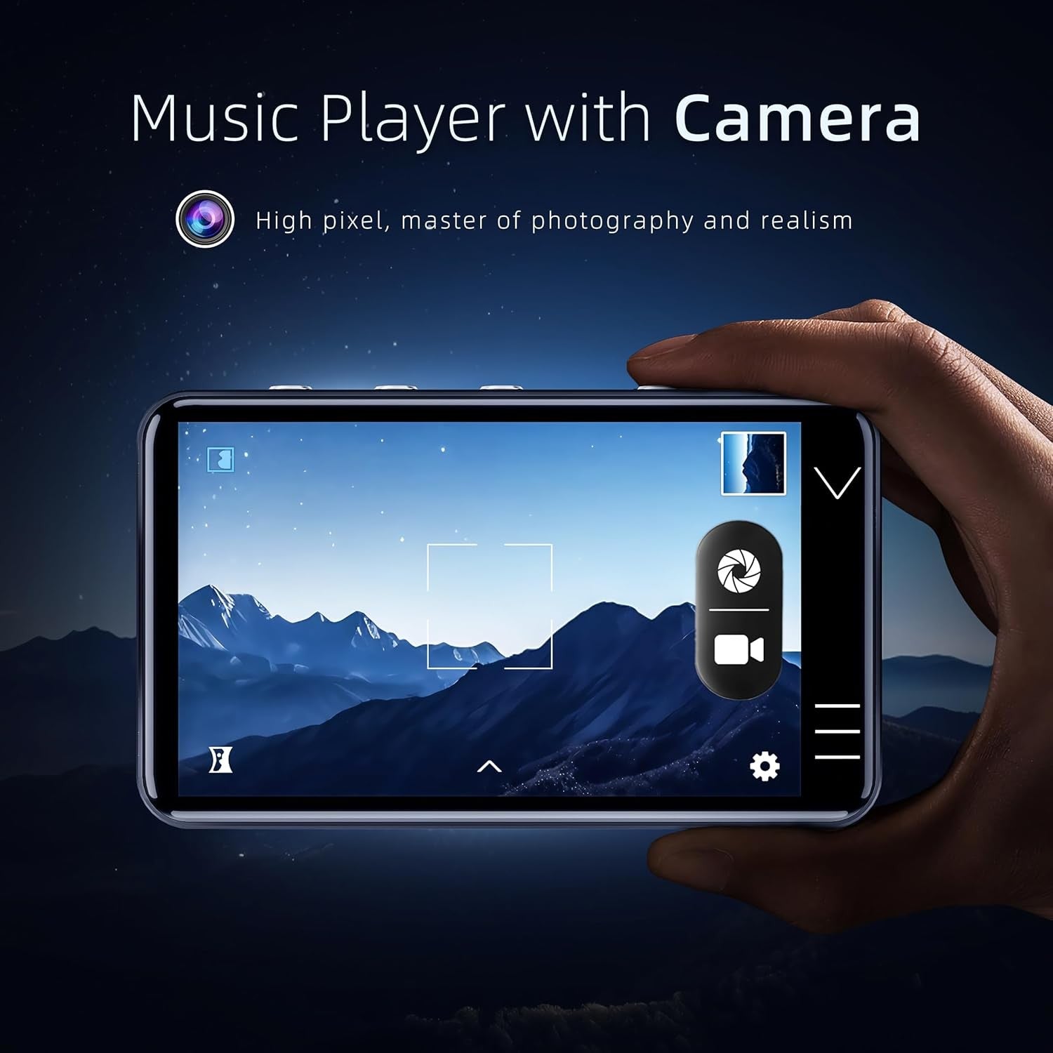80GB MP3 Player Bluetooth WiFi Spotify MP4 Player with Speaker Camera Speaker