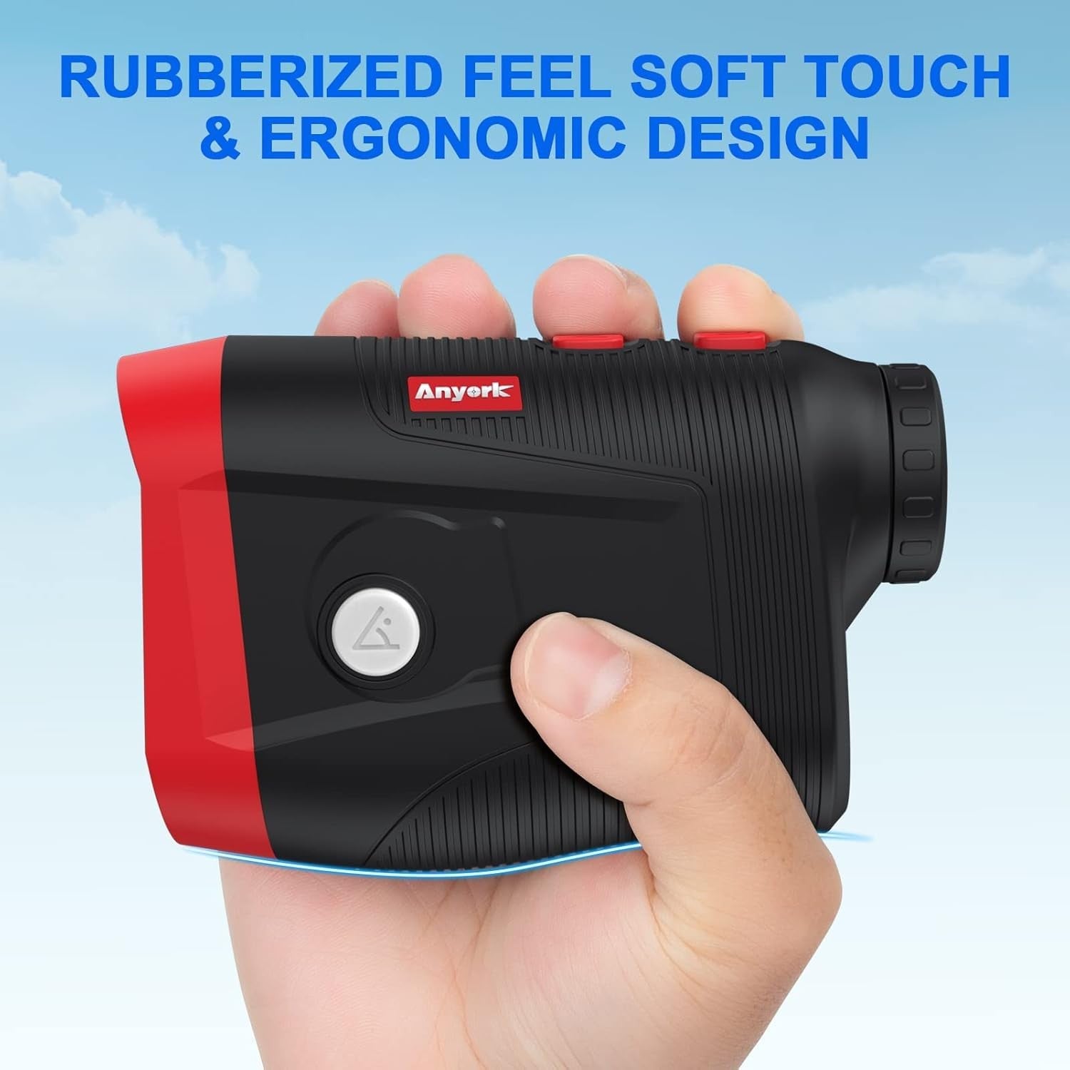 Golf Rangefinder 1500Y Slope Rechargeable Flag Lock Continuous Scan