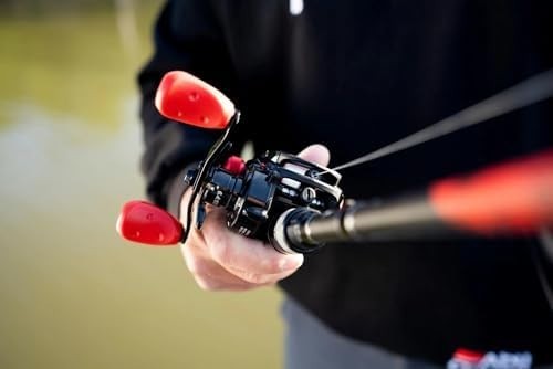 Baitcasting Fishing Rod Reel Combo Fast Action Carbon Predator Lure Set