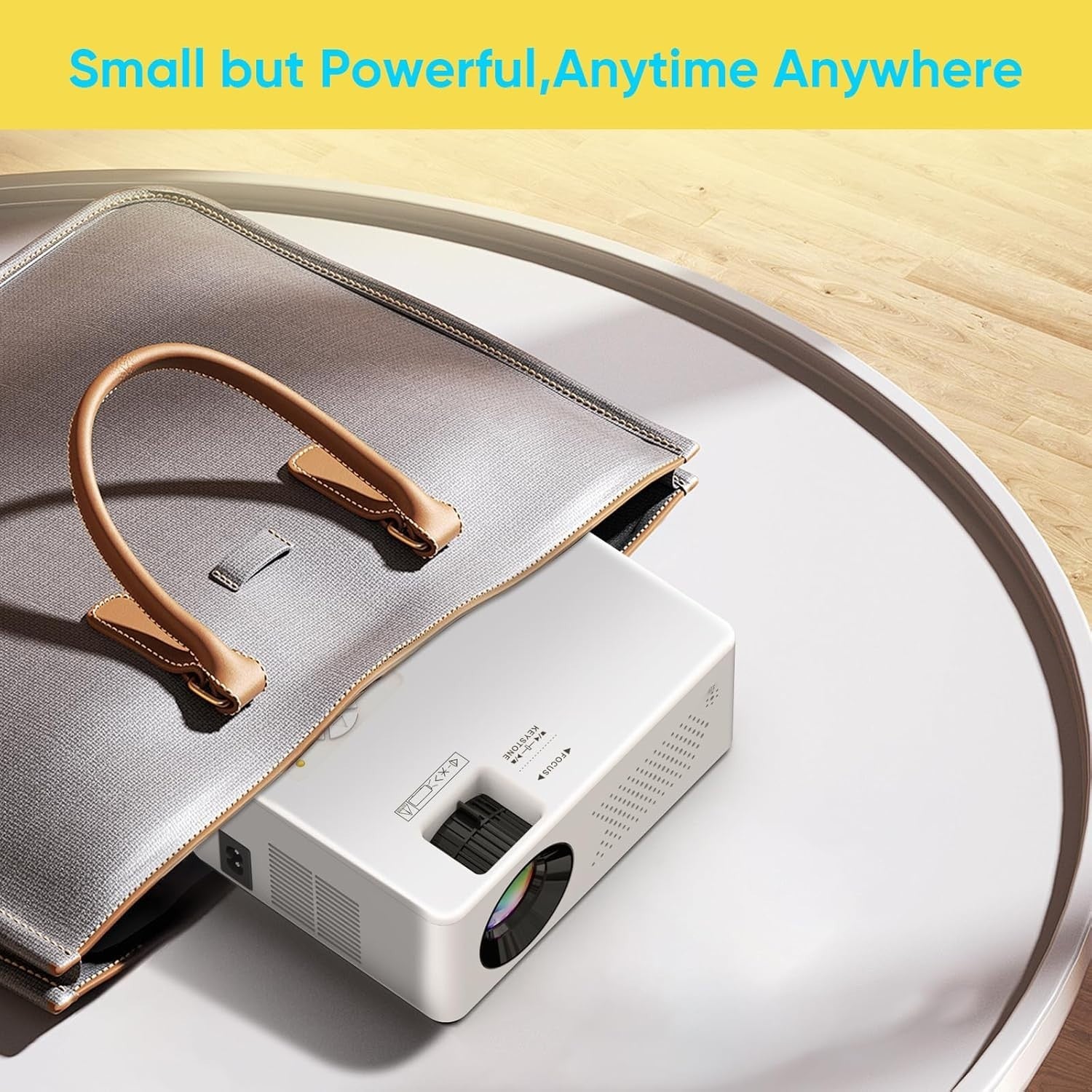 Portable 1080P Smart Projector WiFi6 Bluetooth 13000L Outdoor Cinema