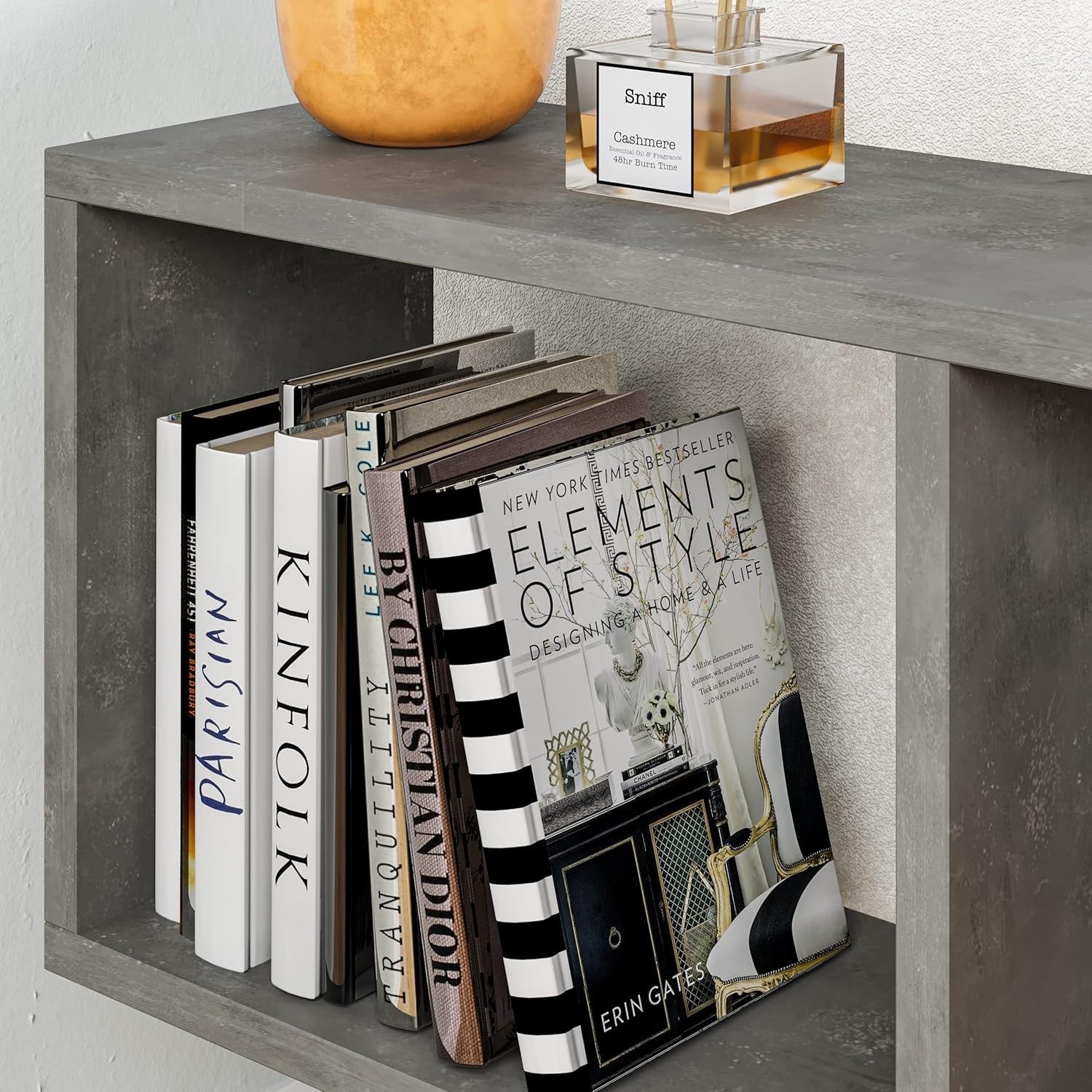 Retro Grey 2-Tier Storage Side Table – Space-Saving, Stylish Organizer