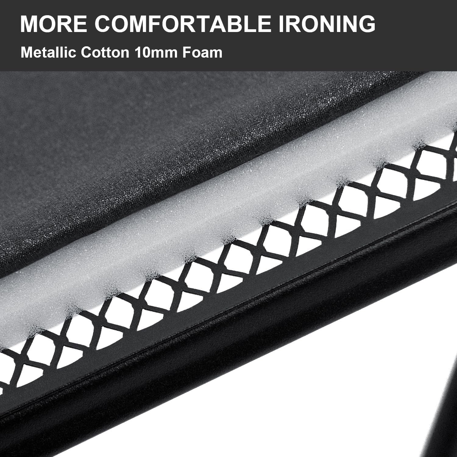 Compact Ironing Board Foldable Heat Resistant Cover Easy Storage 90cm