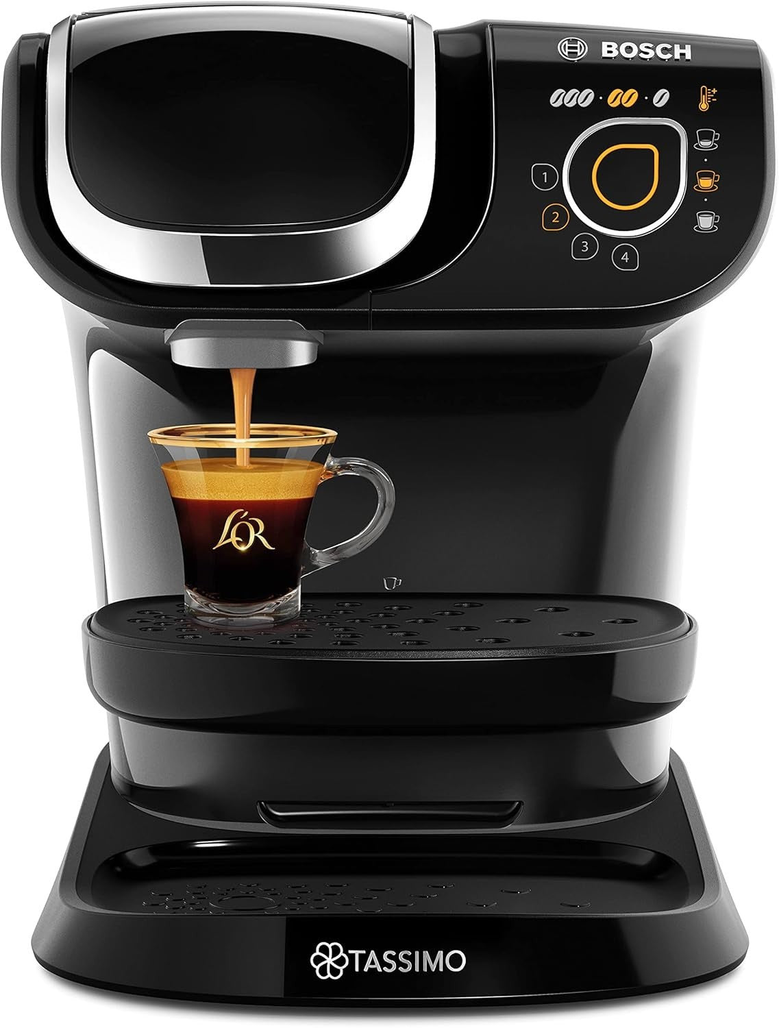 Pod Coffee Machine 1.3L Auto Clean Programmable Slim Design 1500W Espresso Maker