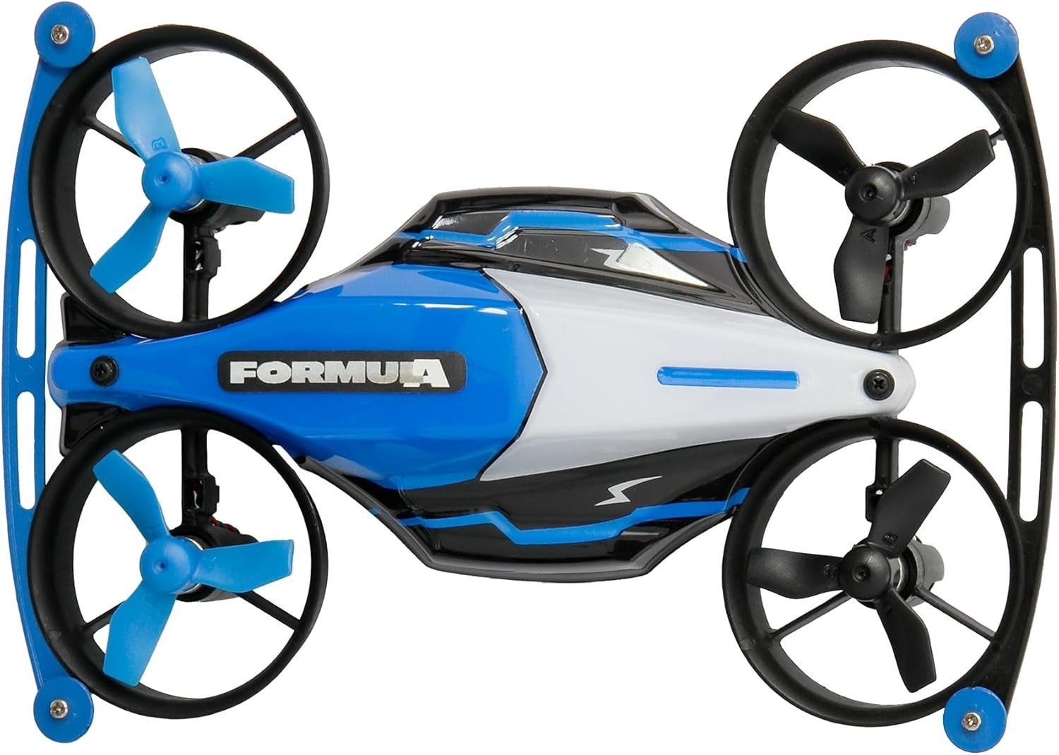 2-in-1 Race & Flight Drone Set with Track, LED Lights & Remote Control Toy