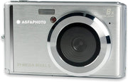 21MP Digital Compact Camera 8X Zoom HD Video LCD Screen Silver