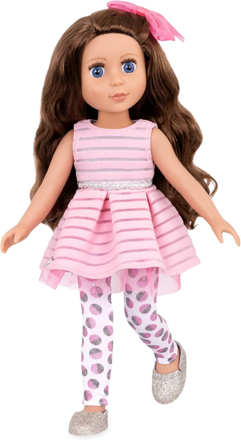 36cm Fashion Dolls Set Poseable Hair Styling Green & Blue Eyes