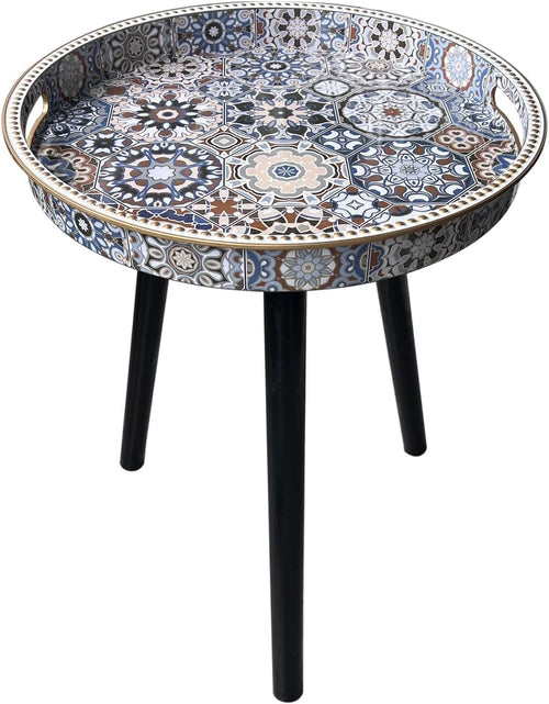 Round Side Table with Detachable Legs – 50x38x38cm Dot Bohemia