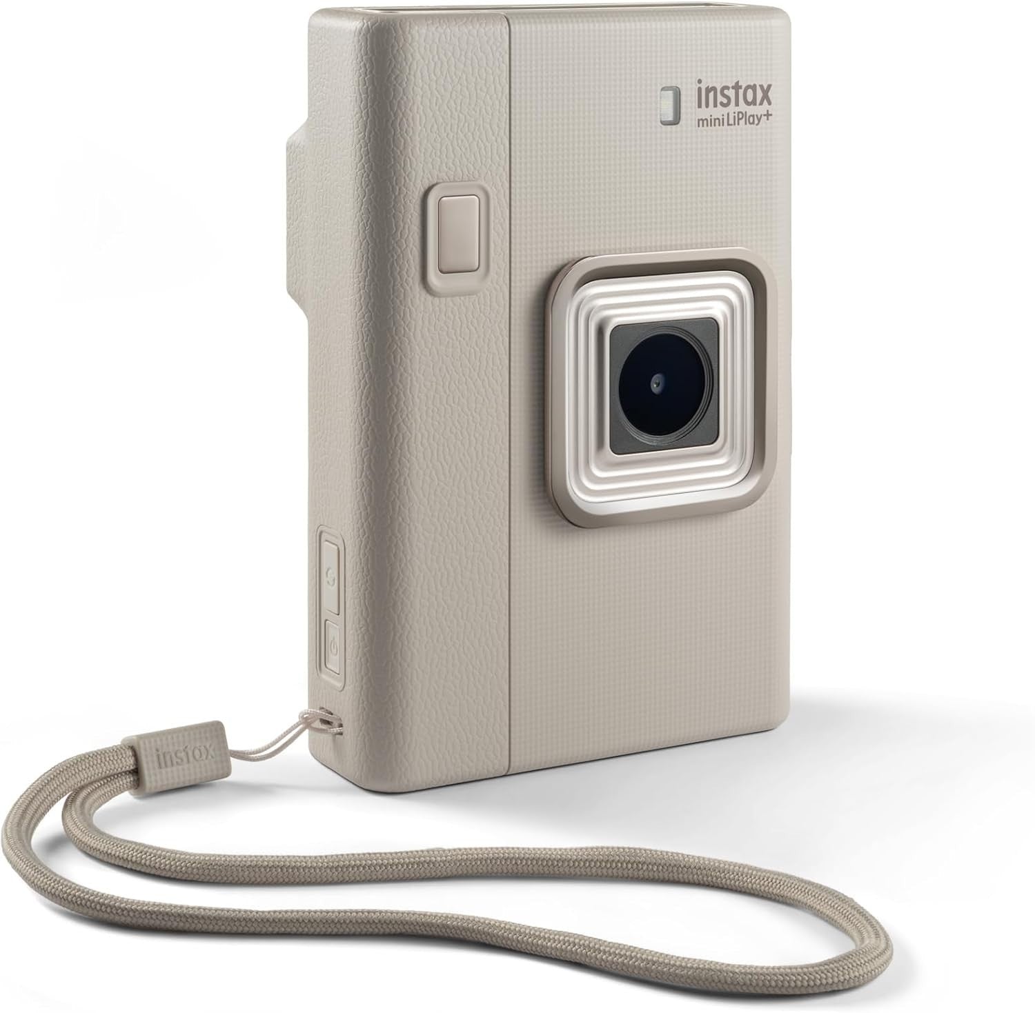 Hybrid Instant Camera Photo Printer LCD Screen Bluetooth Beige