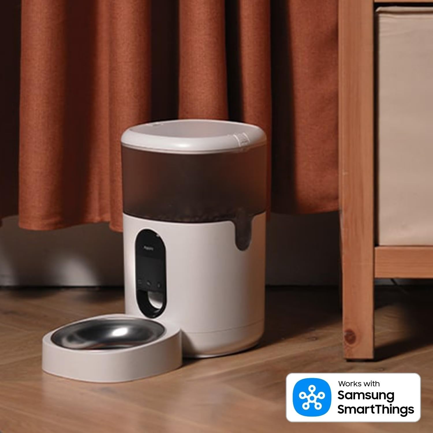 Smart Automatic Pet Feeder 4L App Voice Control Food Dispenser WiFi