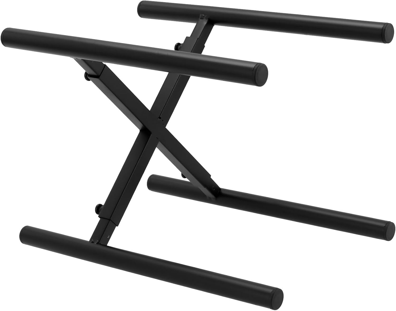 2 Pack Adjustable Metal Plant Stands Black Indoor Outdoor Flower Pot Holders