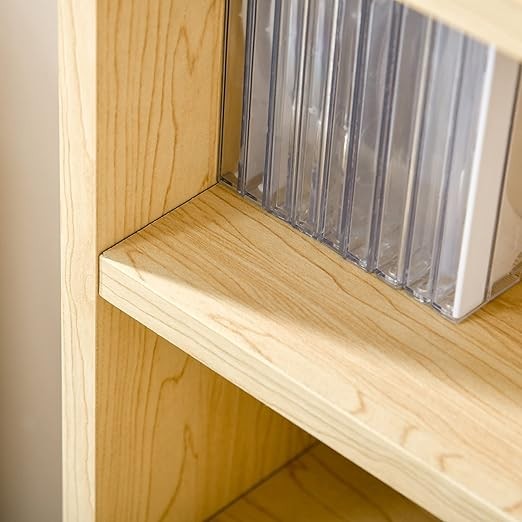 Tall Media Storage Tower 12-Cube DVD CD Shelf 175cm Slim Bookcase for Home