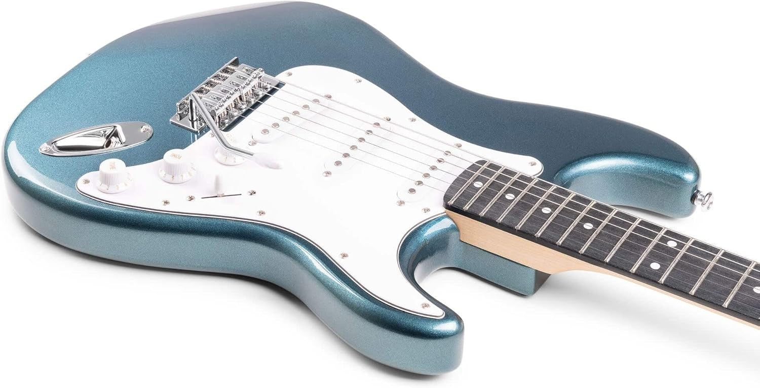 Beginner Electric Guitar Starter Kit with Amp & Accessories Blue