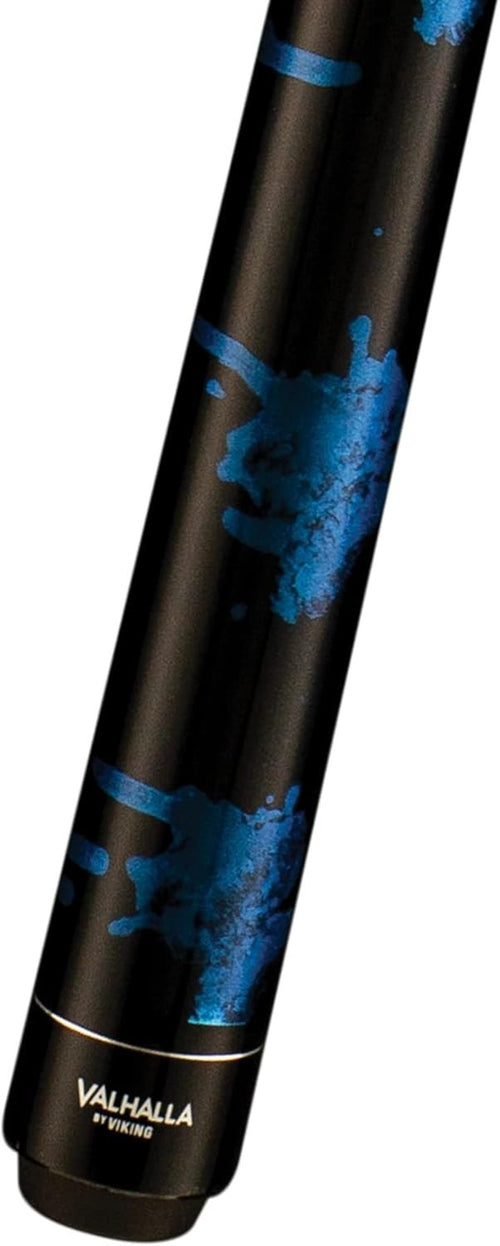 58" No-Wrap Pool Cue 18oz 13mm Leather Tip Steel Joint 2-Piece
