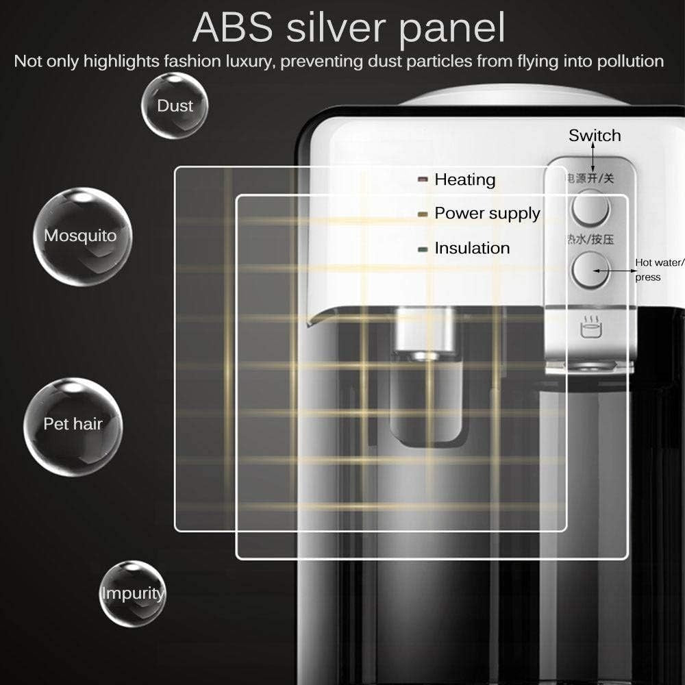 Hot Cold Desktop Water Dispenser 5L Stainless Steel Countertop Office
