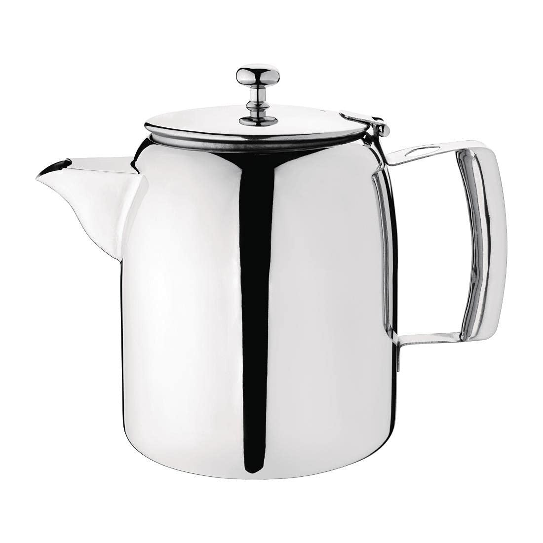 Stainless Steel Teapot 1.4L 50oz Mirror Finish Tea Pot Hinged Lid