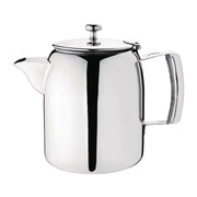 Stainless Steel Teapot 1.4L 50oz Mirror Finish Tea Pot Hinged Lid