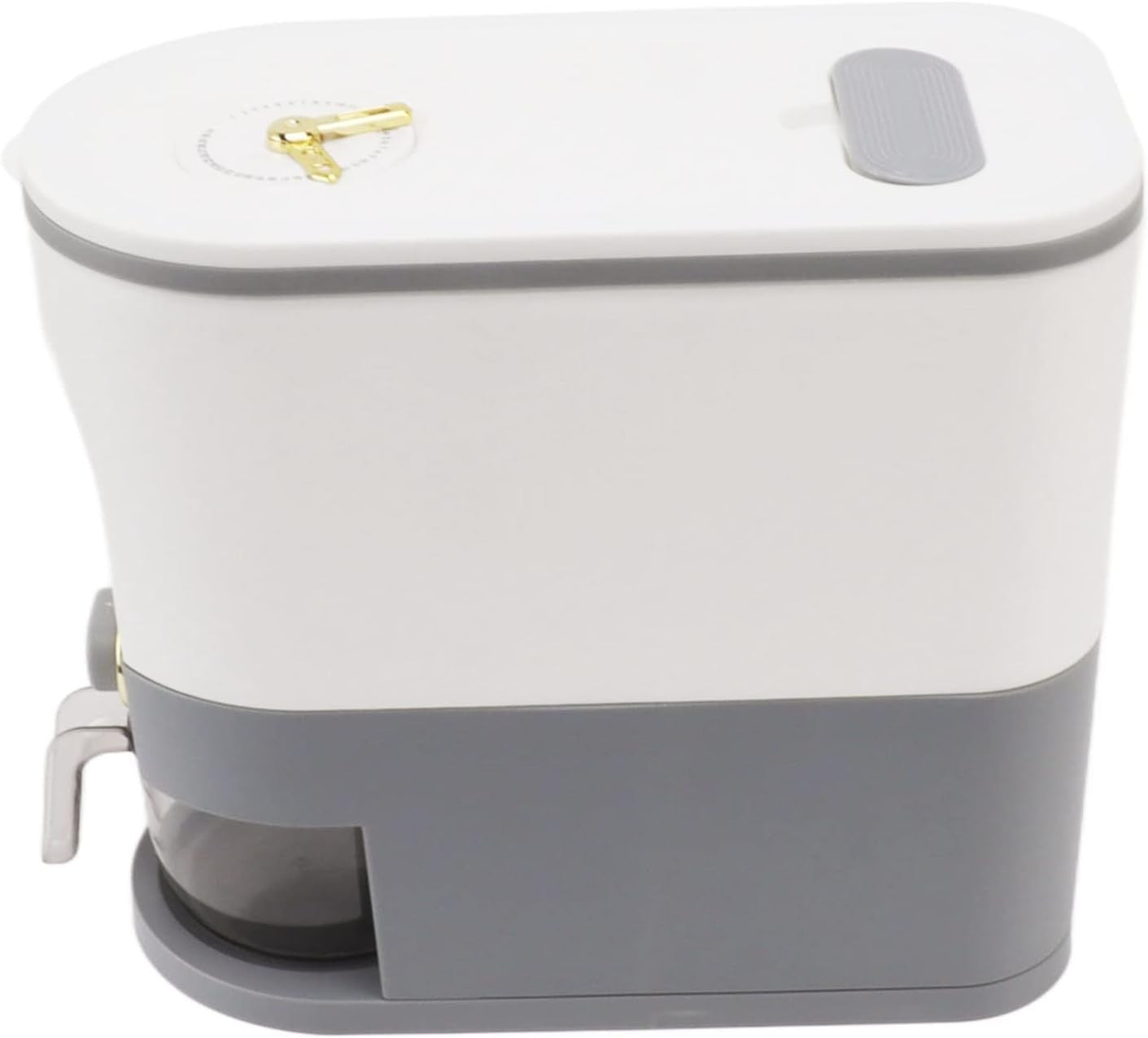 Airtight Rice Dispenser Grain Storage Container with Cup Leak Free Bin