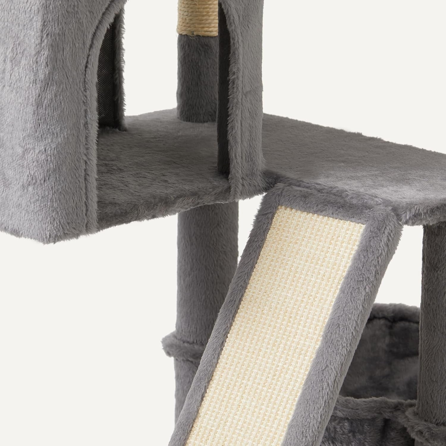 154cm Cat Tree Tower Multi-Level Condo Scratching Posts Ramp Hammock