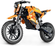 1:8 Off-Road Dirt Motorcycle Building Kit with Display Sand & Shock Absorbers