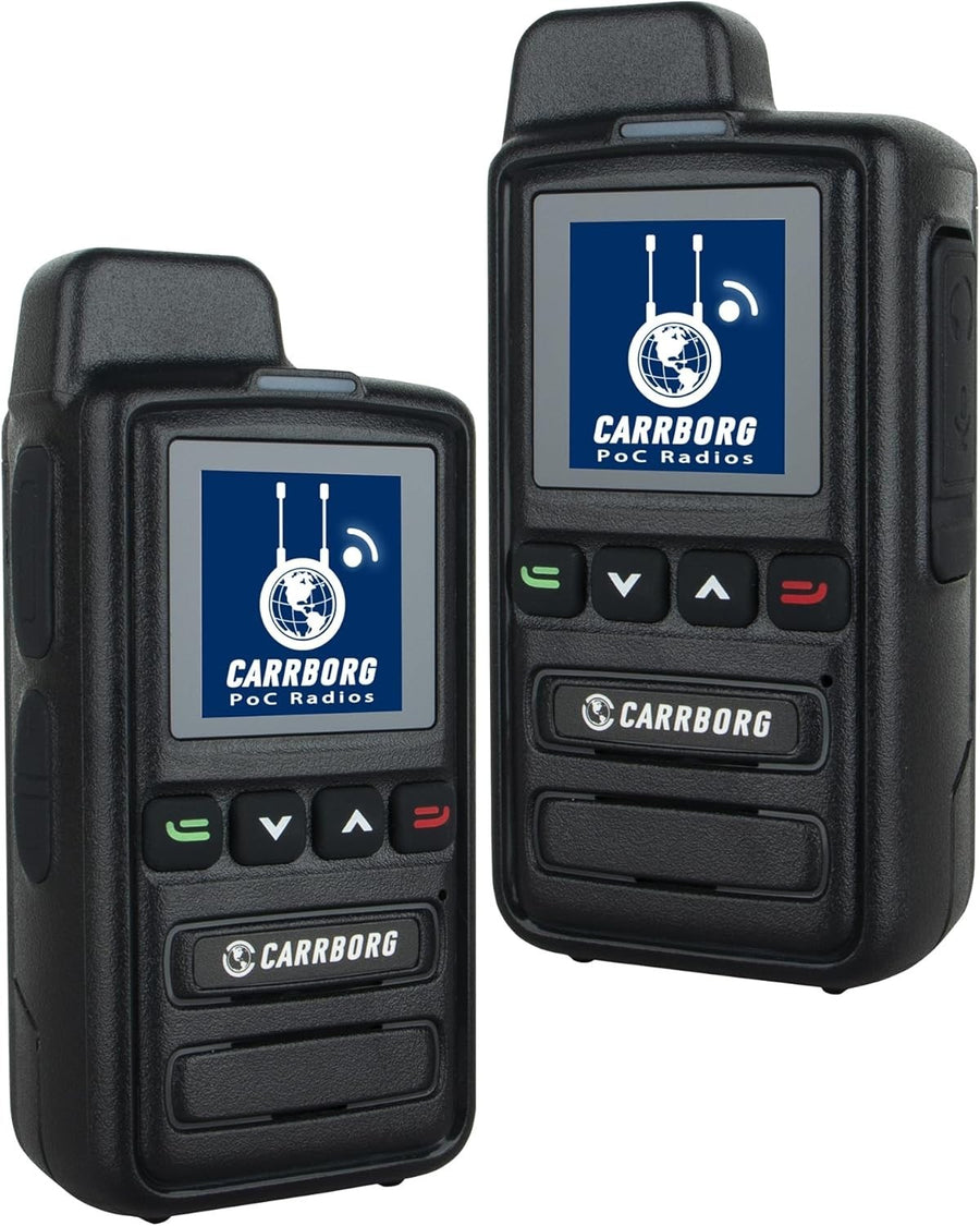 4G LTE Walkie Talkies Unlimited Range Global POC Radio 2 Pack SIM