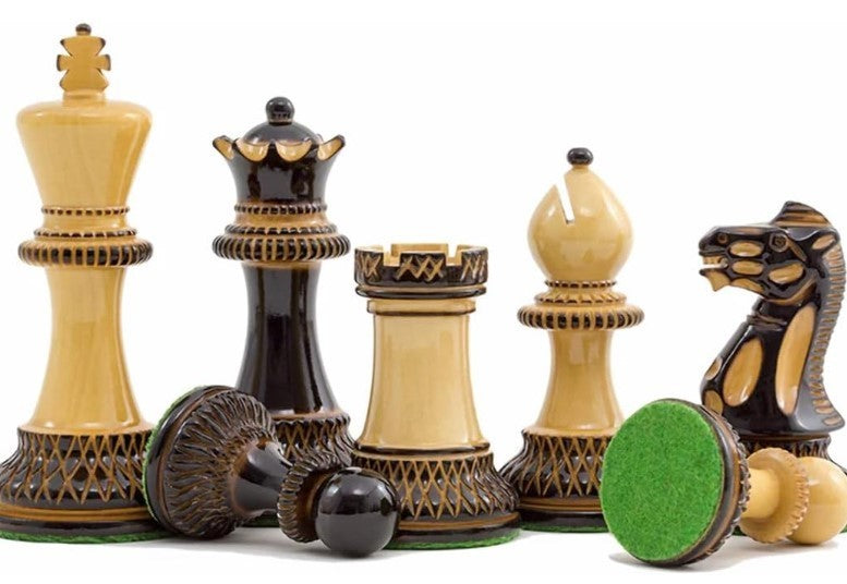 Luxury Artistic Chess Pieces Set – Handcrafted Staunton Style Weighted Pieces