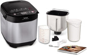 Breadmaker 700W 20 Programs Gluten-Free Sourdough Pizza Dough White