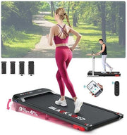 Under Desk Treadmill 3.2HP 4% Incline Shock Absorbing Portable