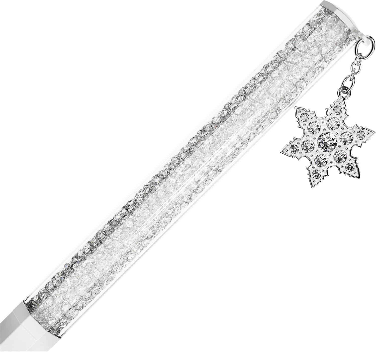 White Snowflake Ballpoint Pen Fine Ink Retractable Gift