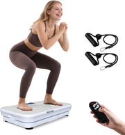 Low Impact Vibration Plate Lymphatic Drainage Home Toning 400lb