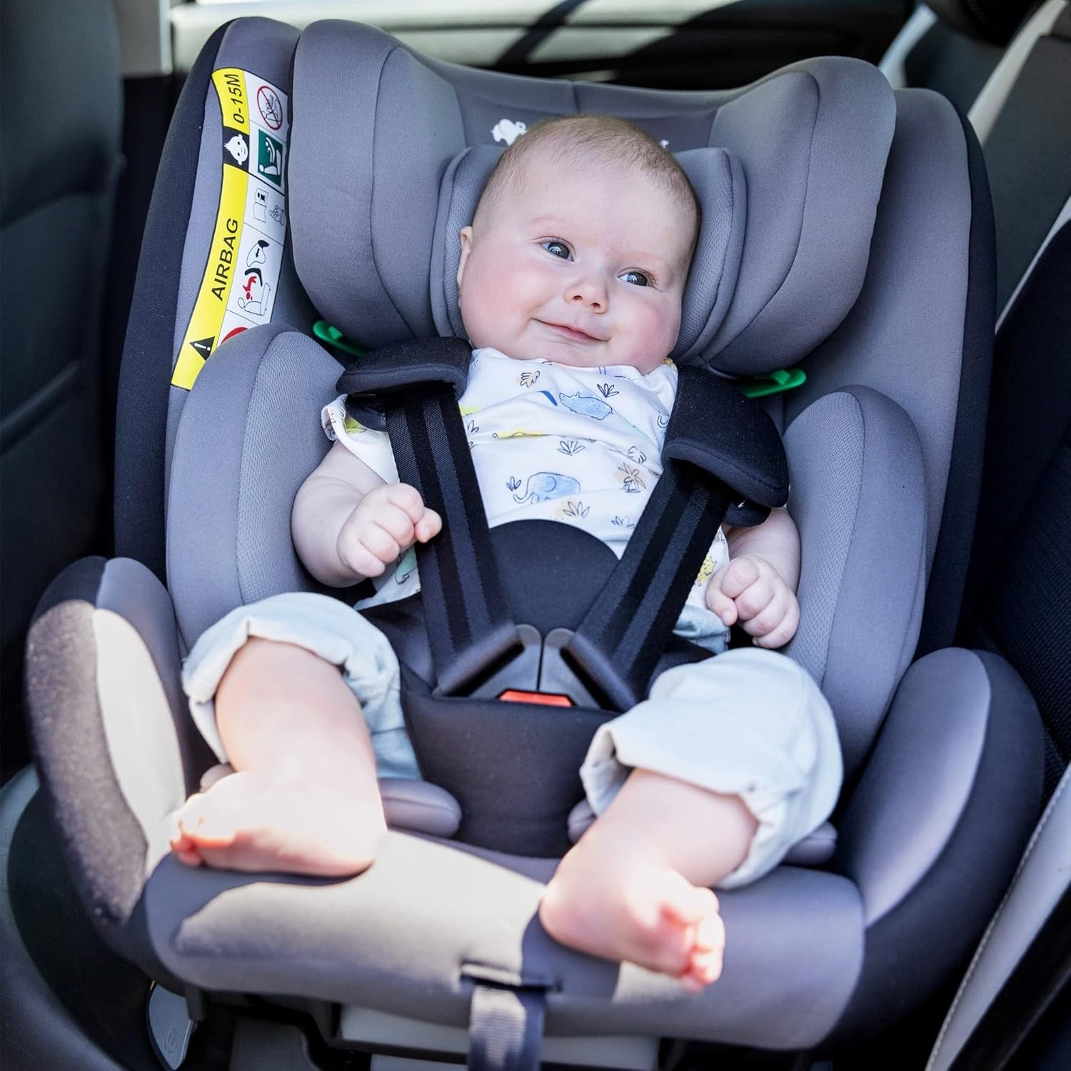 360° Swivel ISOFIX i-Car Seat 0–12 Years Rear & Forward Facing