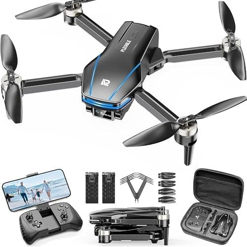 4K HD Brushless Camera Drone Mini Foldable Quadcopter w/ Voice & Gesture Control
