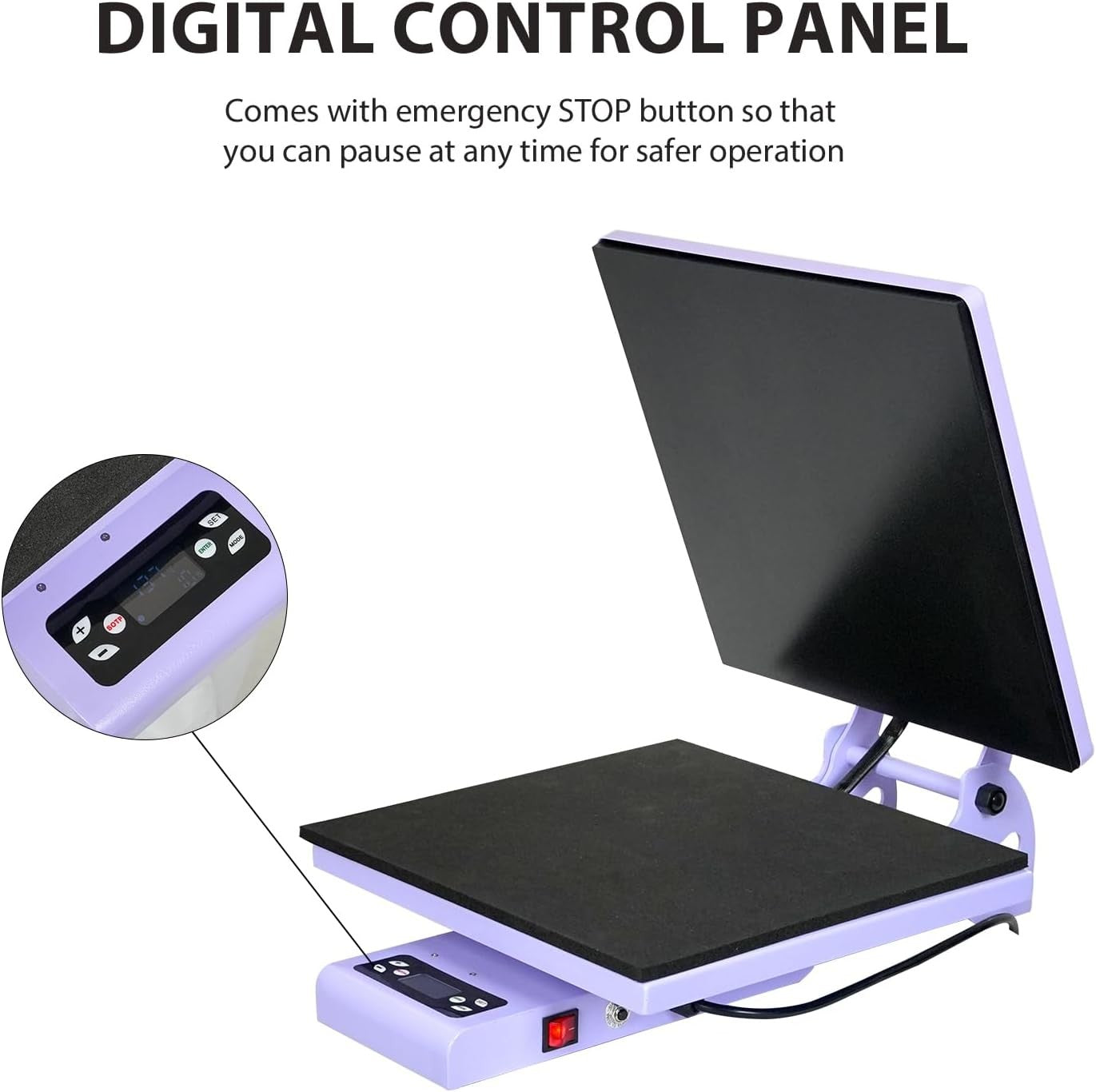 40x50cm Heat Press Machine High Pressure Sublimation T-Shirt Transfer