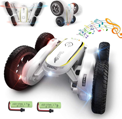 4WD Spider RC Stunt Car for Kids, 360° Flip Double-Sided Remote Control Car