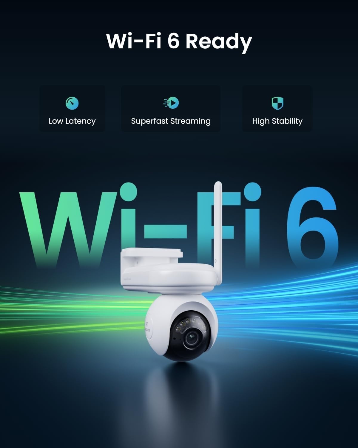 4K Solar Security Camera Wireless Outdoor PTZ WiFi 6 Night Vision