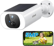 5MP Solar Security Camera Wireless Outdoor CCTV Color Night Vision