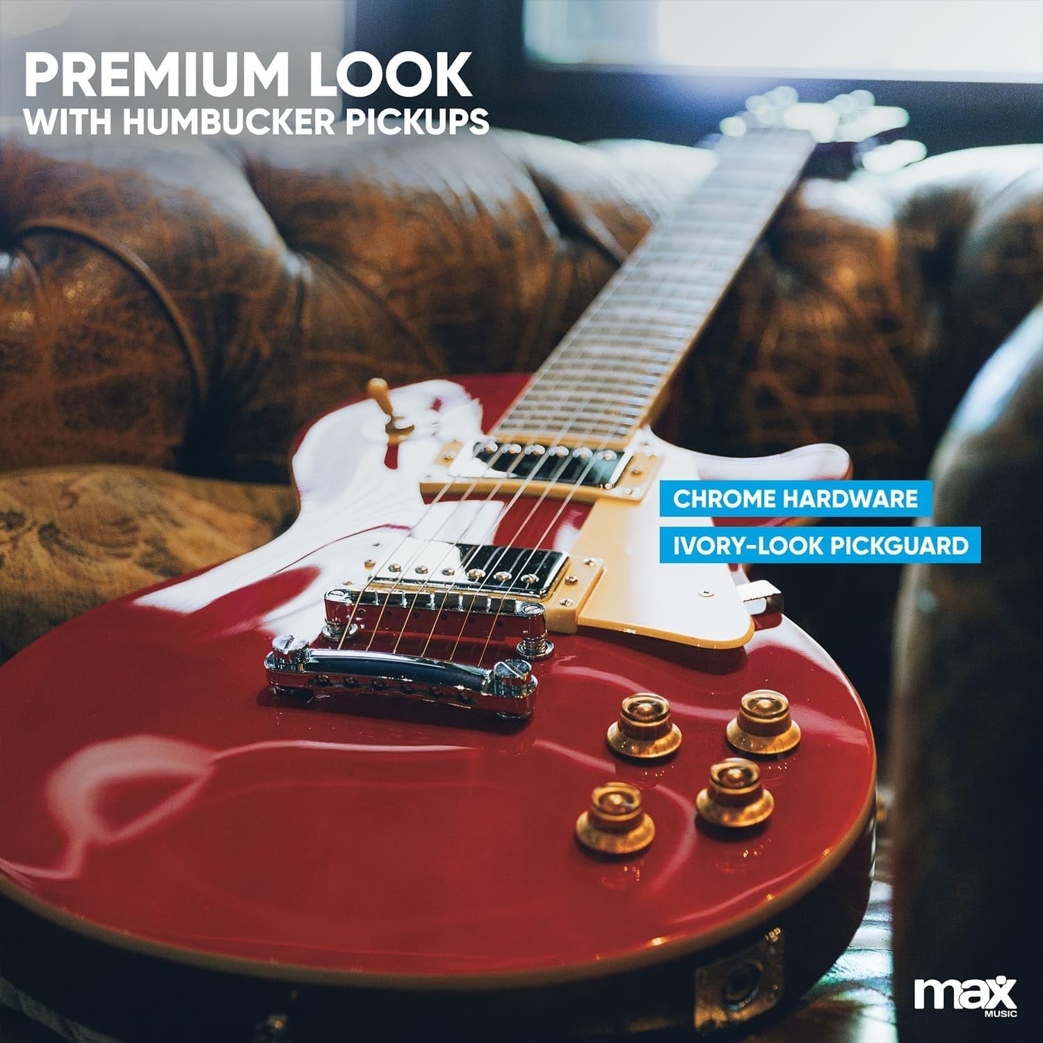 Full Size SC Electric Guitar Starter Pack w/ Amp & Accessories